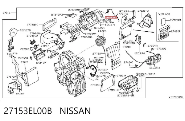  27153EL00B Nissan/Infiniti