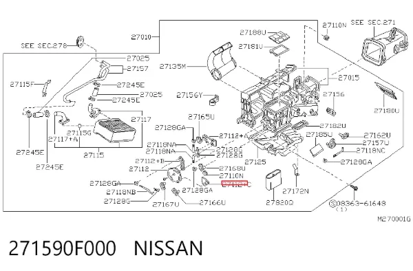  271590F000 Nissan/Infiniti