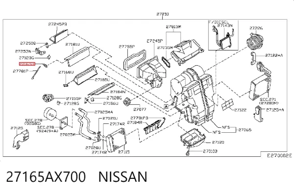  27165AX700 Nissan/Infiniti