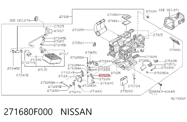 271680F000 Nissan/Infiniti