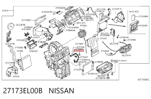  27173EL00B Nissan/Infiniti