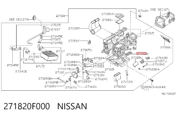  271820F000 Nissan/Infiniti