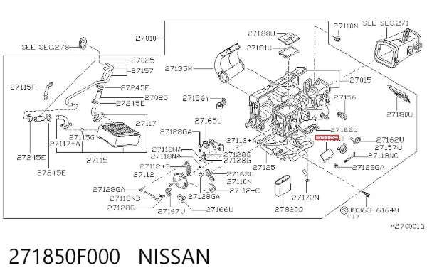  271850F000 Nissan/Infiniti