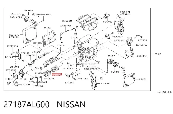  27187AL600 Nissan/Infiniti
