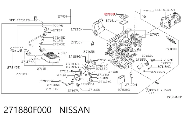  271880F000 Nissan/Infiniti