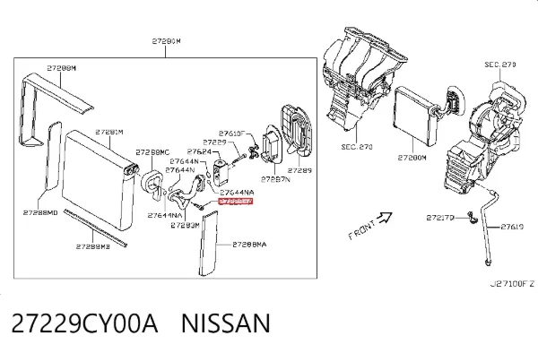  27229CY00A Nissan/Infiniti