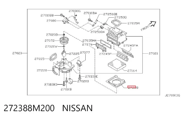  272388M200 Nissan/Infiniti