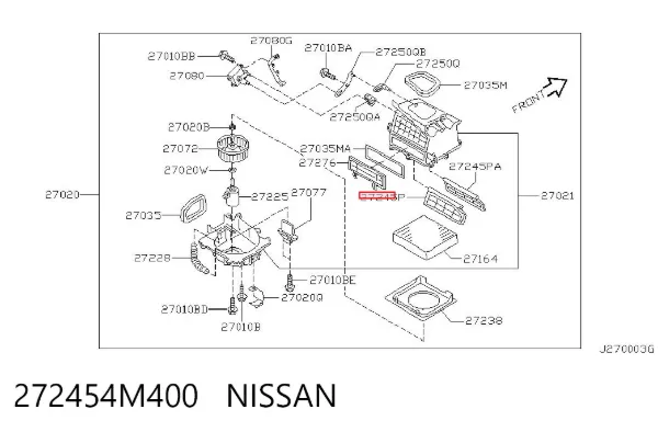  272454M400 Nissan/Infiniti