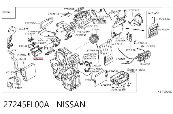  27245EL00A Nissan/Infiniti
