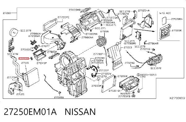 27250EM01A Nissan/Infiniti