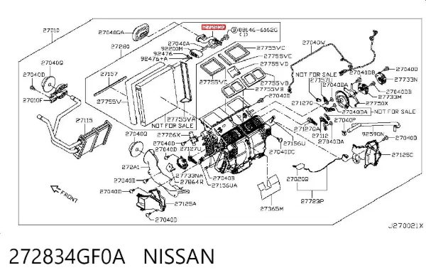  272834GF0A Nissan/Infiniti