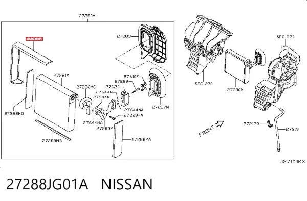 27288JG01A Nissan/Infiniti
