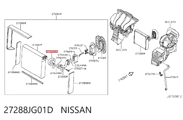  27288JG01D Nissan/Infiniti