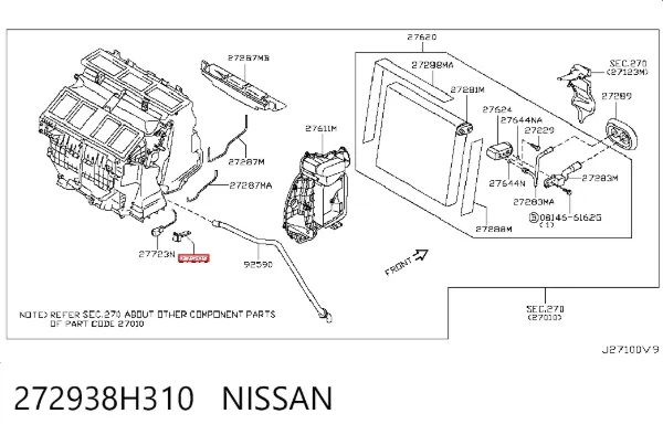  272938H310 Nissan/Infiniti