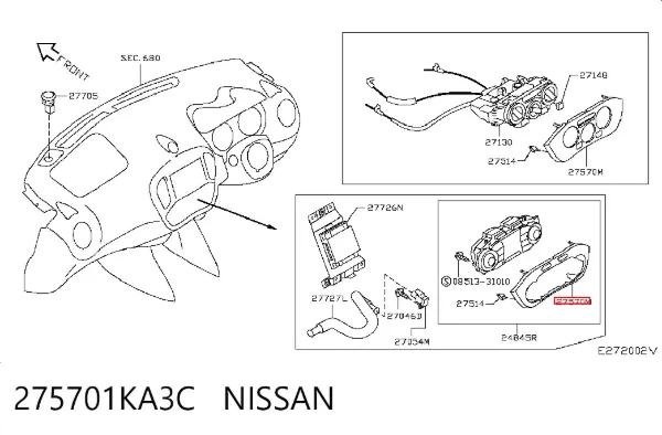  275701KA3C Nissan/Infiniti