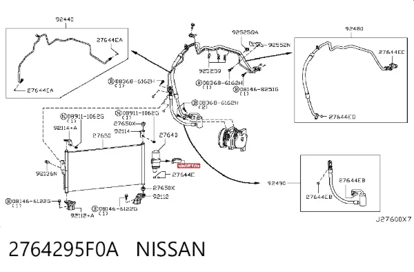  2764295F0A Nissan/Infiniti