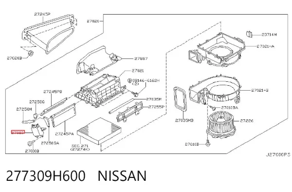  277309H600 Nissan/Infiniti