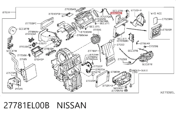  27781EL00B Nissan/Infiniti