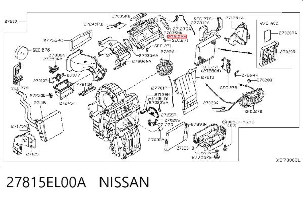  27815EL00A Nissan/Infiniti