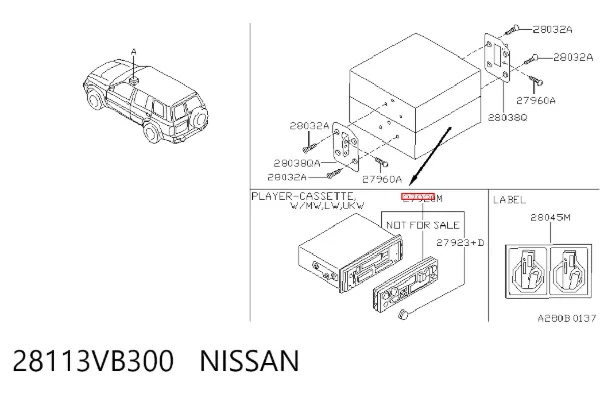 Radio Nissan Patrol Y61