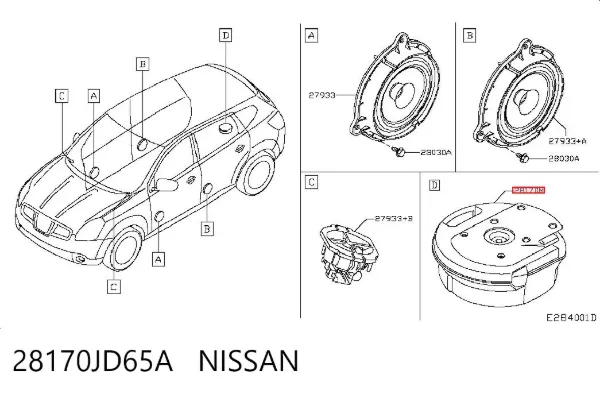  28170JD65A Nissan/Infiniti