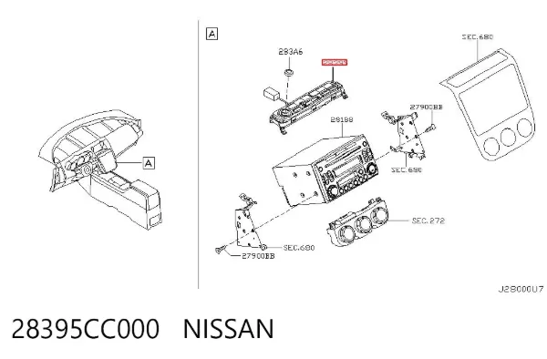  28395CC000 Nissan/Infiniti
