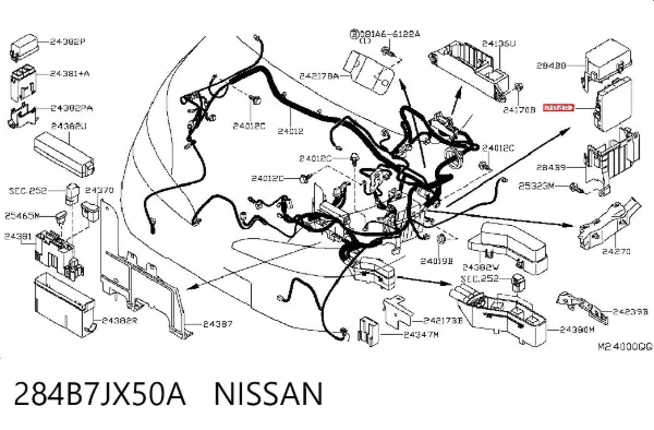  284B7JX50A Nissan/Infiniti