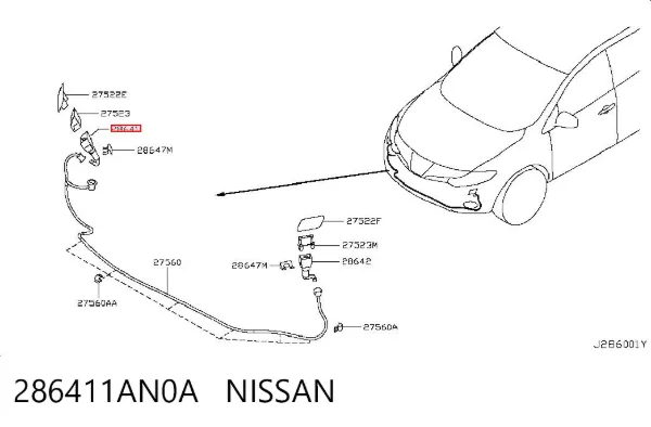  286411AN0A Nissan/Infiniti