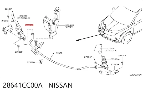  28641CC00A Nissan/Infiniti