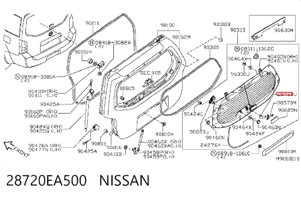  28720EA500 Nissan/Infiniti