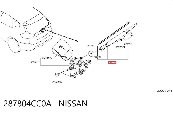Limpiaparabrisas traseros Mercedes ML/GLE W166