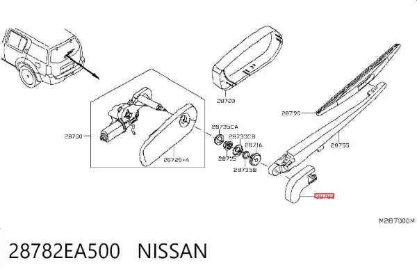  28782EA500 Nissan/Infiniti