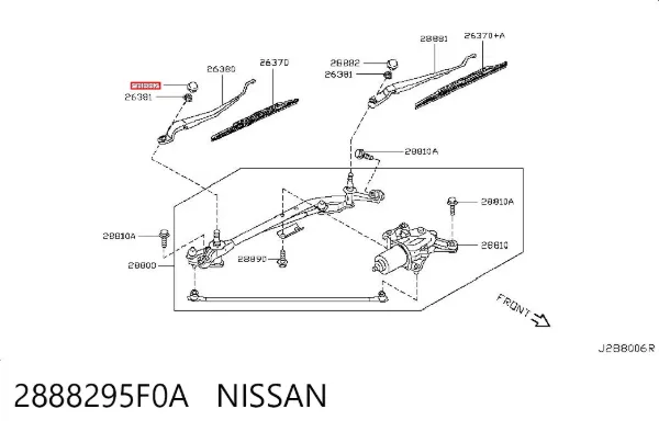  2888295F0A Nissan/Infiniti