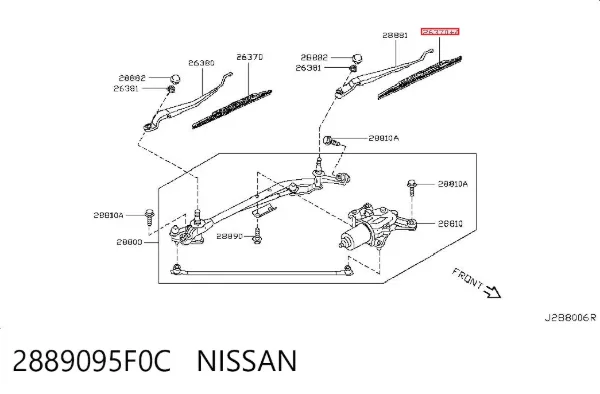 2889095F0C Nissan/Infiniti