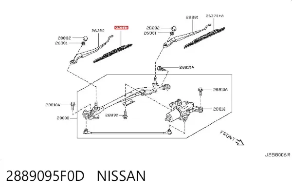  2889095F0D Nissan/Infiniti