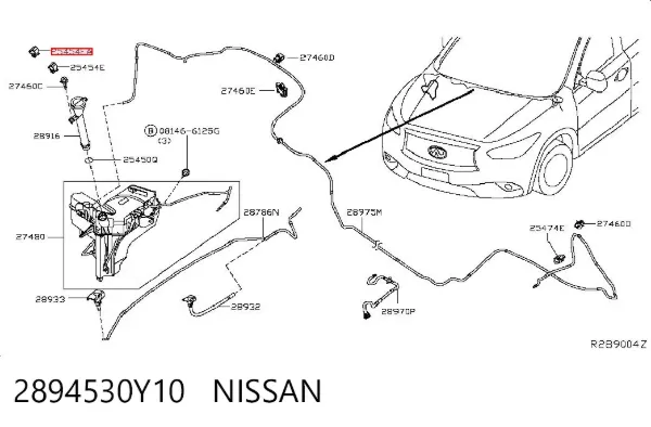  2894530Y10 Nissan/Infiniti