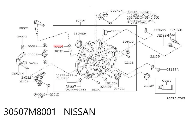  30507M8001 Nissan/Infiniti