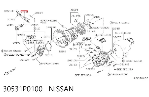 Horquilla de embrague Nissan Terrano I