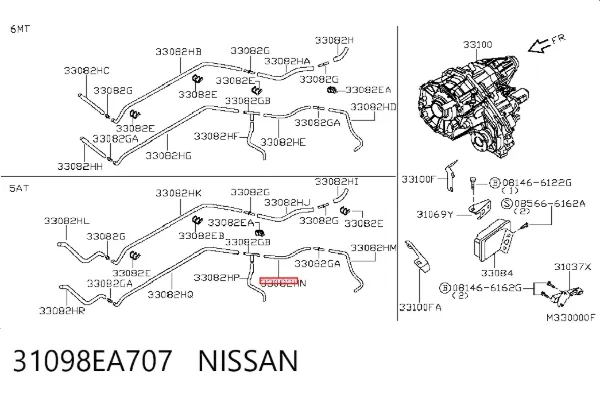  31098EA707 Nissan/Infiniti