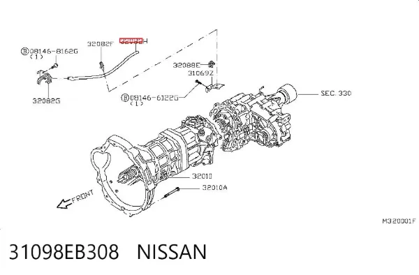  31098EB308 Nissan/Infiniti