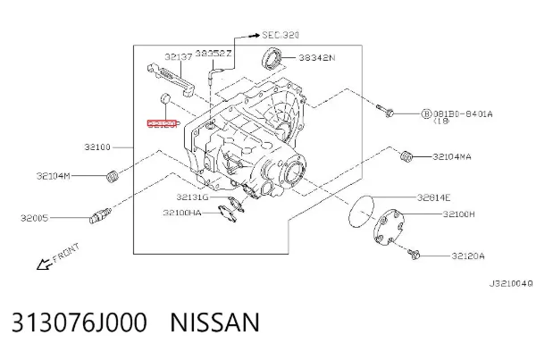  313076J000 Nissan/Infiniti