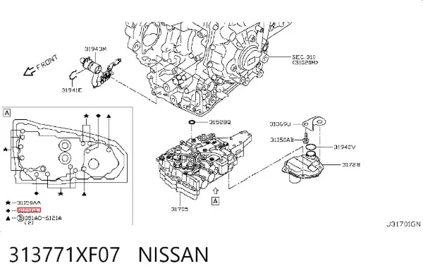  313771XF07 Nissan/Infiniti