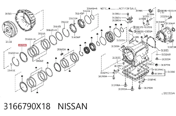  3166790X18 Nissan/Infiniti