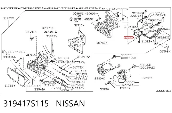  319417S115 Nissan/Infiniti
