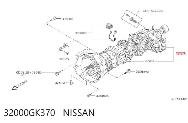 Caja de cambios Ford Maverick UDS, UNS