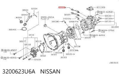 Sensor de punto muerto NISSAN 3200623U6A
