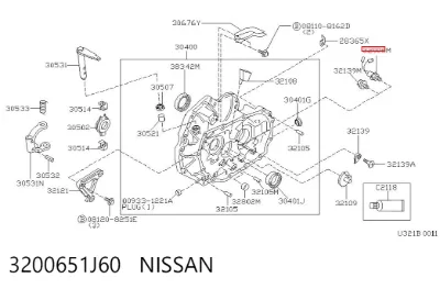 Sensor de punto muerto NISSAN 3200651J60