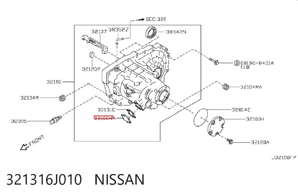  321316J010 Nissan/Infiniti