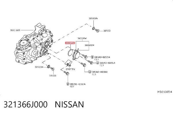  321366J000 Nissan/Infiniti
