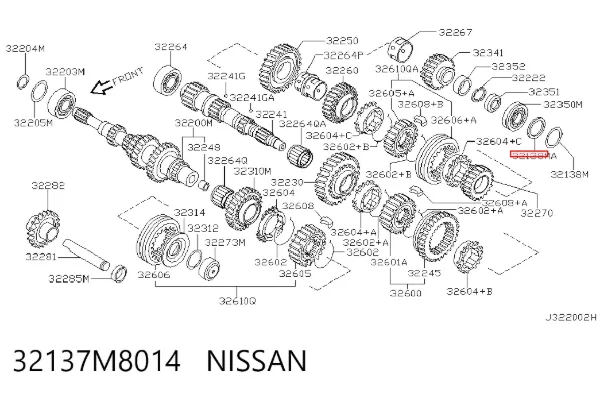  32137M8014 Nissan/Infiniti